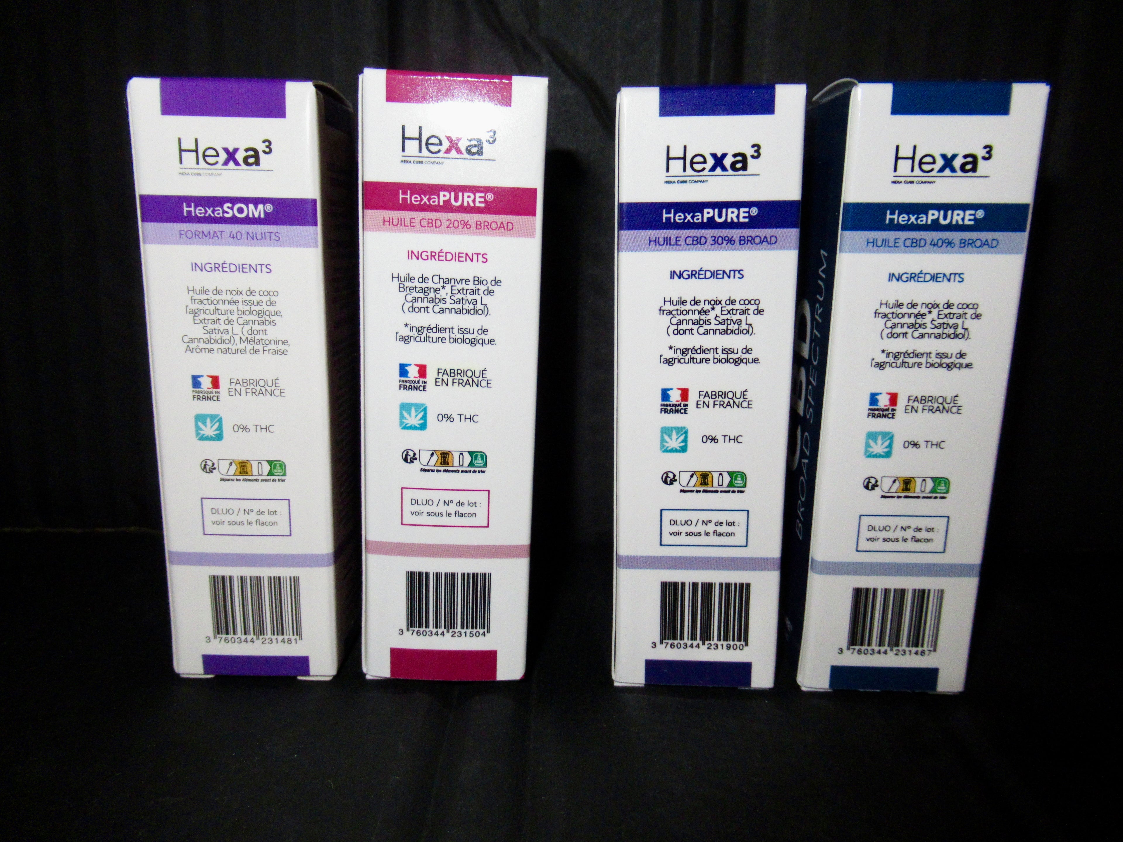 HUILE CBD 30% BROAD SPECTRUM MCT BIO 10ML HEXAPURE